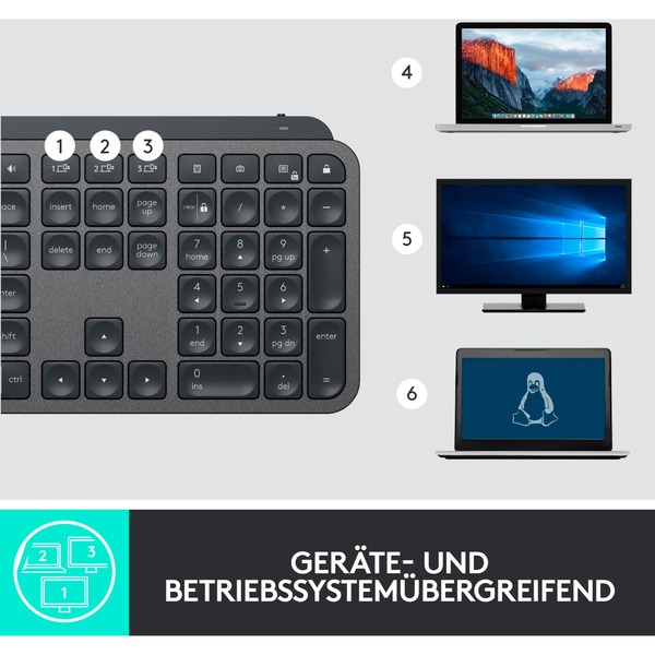 Logitech MX Keys for Business, Tastatur - Bild 8