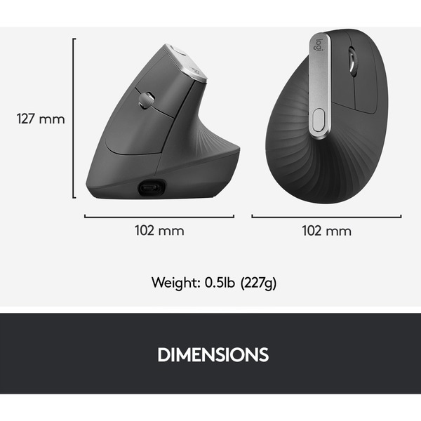 Logitech MX Vertical, Maus - Bild 7