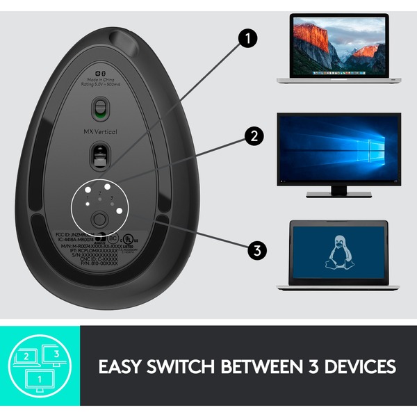 Logitech MX Vertical, Maus - Bild 8