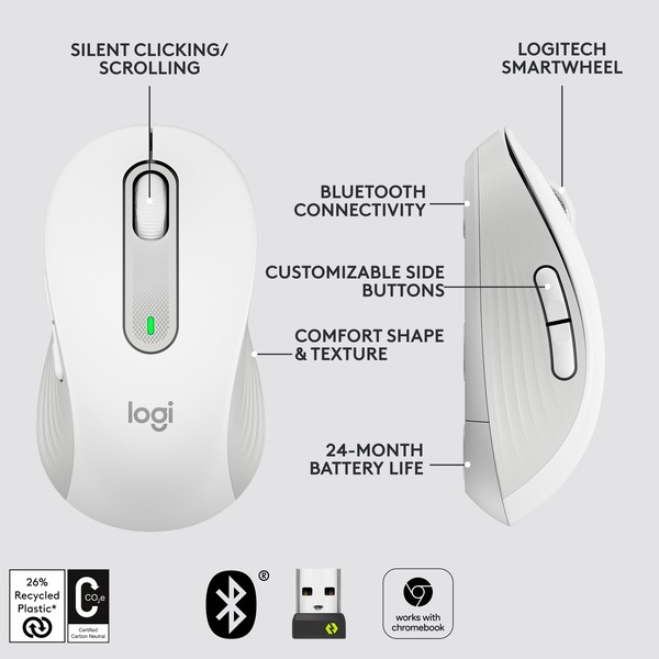 Logitech Signature M650 L Wireless, Maus - Bild 9