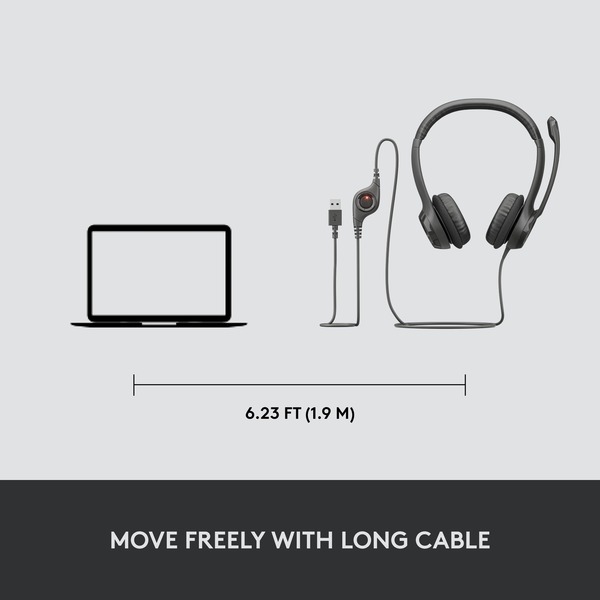 Logitech USB Headset H390 - Bild 8