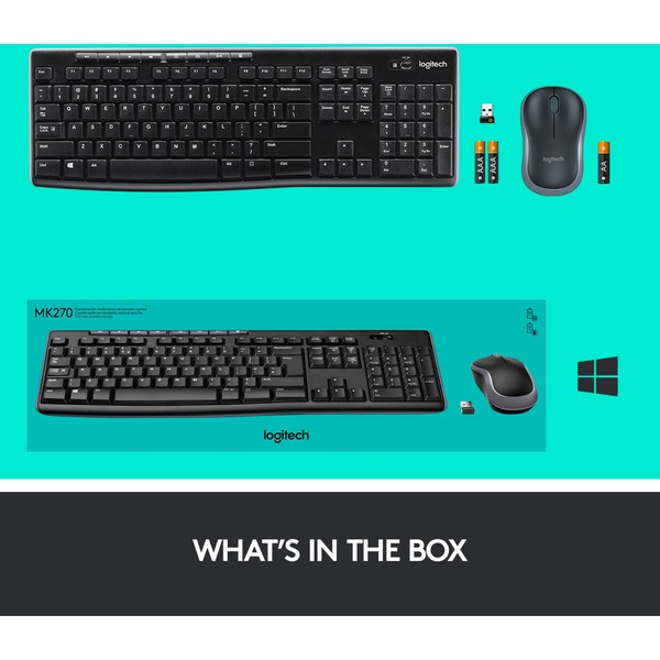 Logitech Wireless Combo MK270, Set - Bild 11