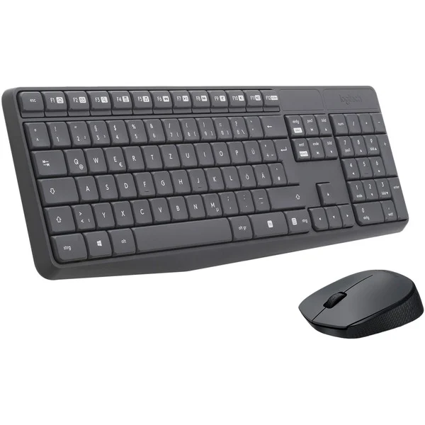 Logitech Wireless Kombo MK235, Desktop-Set