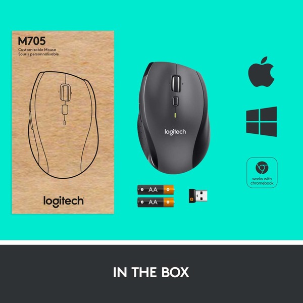 Logitech Wireless Mouse M705, Maus - Bild 9