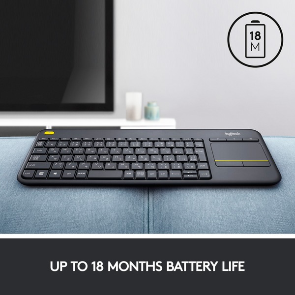 Logitech Wireless Touch Keyboard K400 Plus, Tastatur - Bild 7
