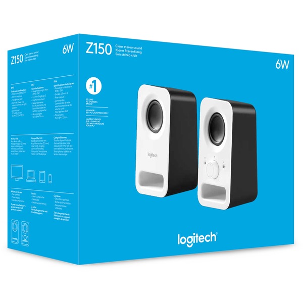 Logitech Z150 White 2.0, PC-Lautsprecher - Bild 7