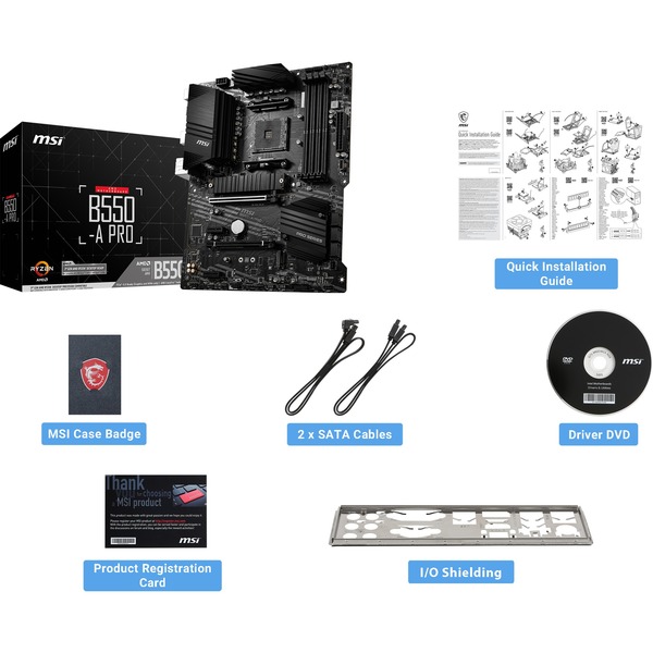 MSI B550-A PRO, Mainboard - Bild 12