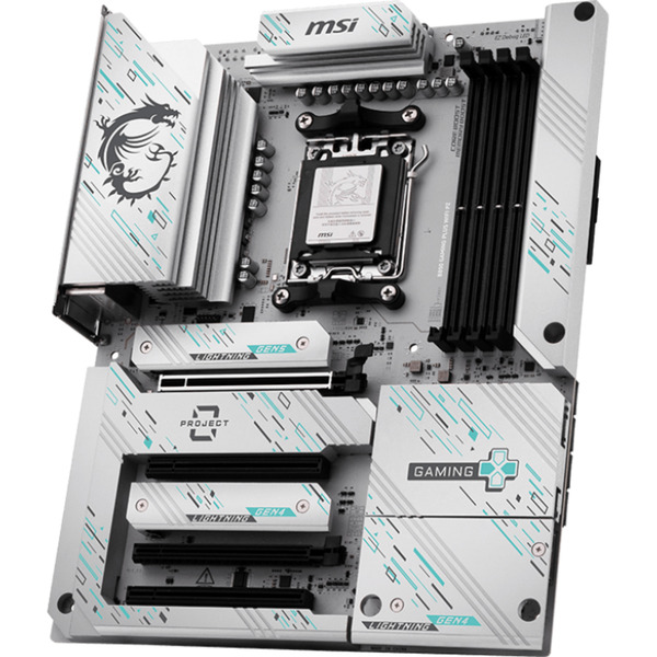 MSI B850 GAMING PLUS WIFI PZ, Mainboard - Bild 4