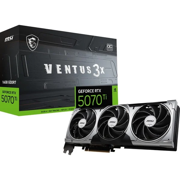 MSI GeForce RTX 5070 Ti 16G VENTUS 3X OC, Grafikkarte