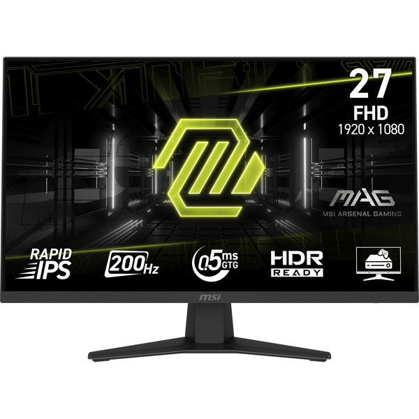 MSI MAG 274FDE, Gaming-Monitor (68.6 cm (27 Zoll), schwarz, FullHD, Rapid-IPS, HDR Ready, Adaptive-Sync, 200Hz Panel) - Bild 4
