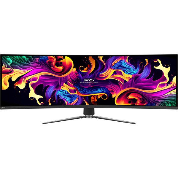 MSI MPG 491CQPXDE QD-OLED, Gaming-Monitor (124.5 cm (49 Zoll), schwarz, DQHD, Curved, USB-Hub, USB-C, 240Hz Panel) - Bild 5