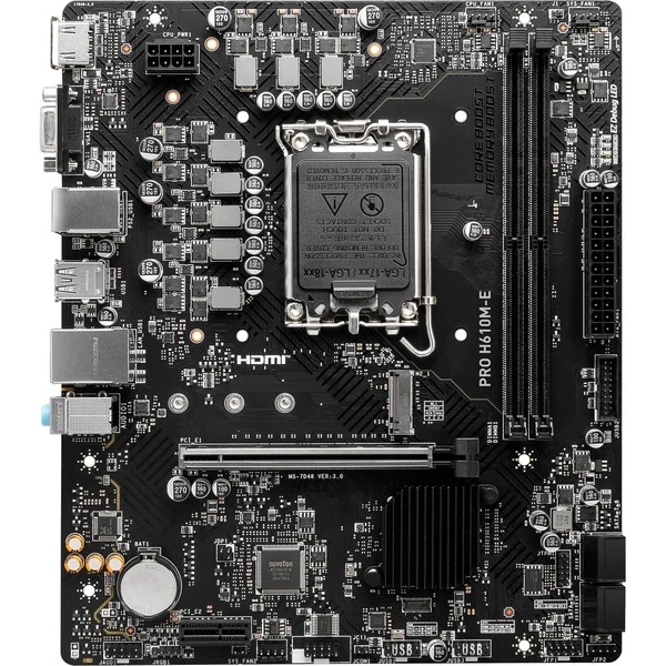 MSI PRO H610M-E, Mainboard - Bild 2