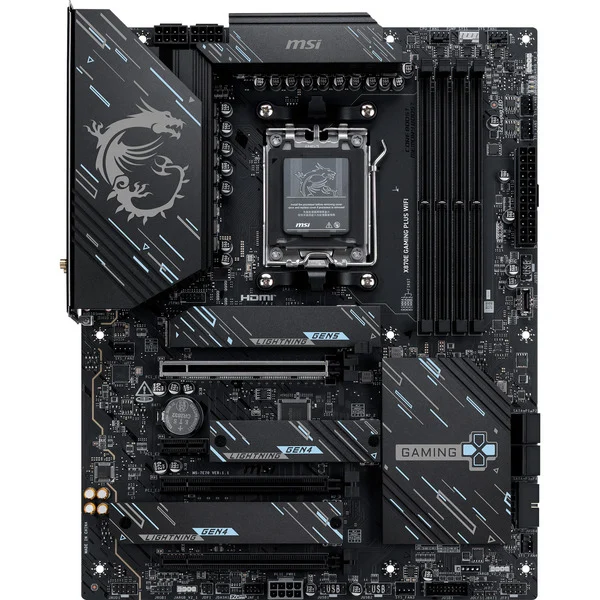 MSI X870E GAMING PLUS WIFI, Mainboard - Bild 2