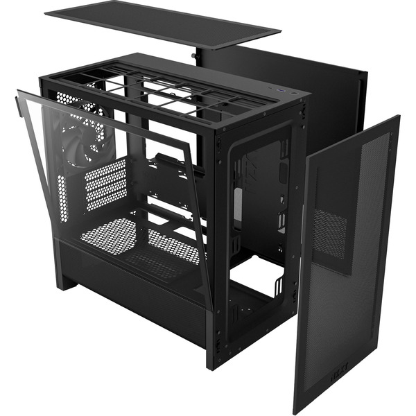 NZXT H3 Flow , Tower-Gehäuse (schwarz (matt), Tempered Glass) - Bild 10