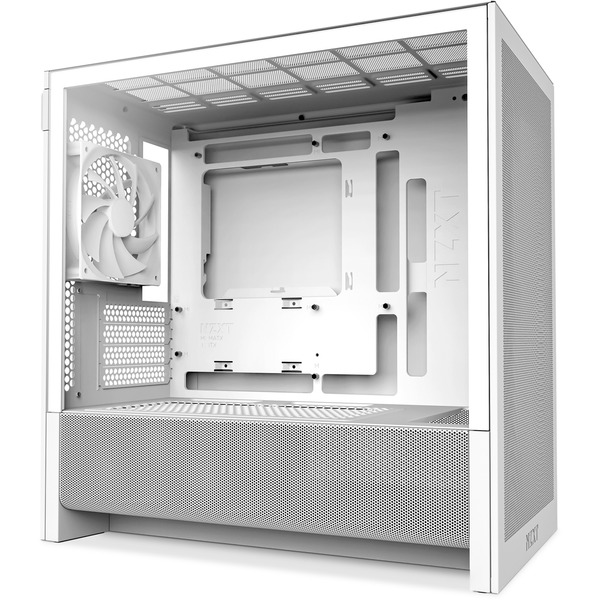 NZXT H3 Flow , Tower-Gehäuse (weiß (matt), Tempered Glass) - Bild 4