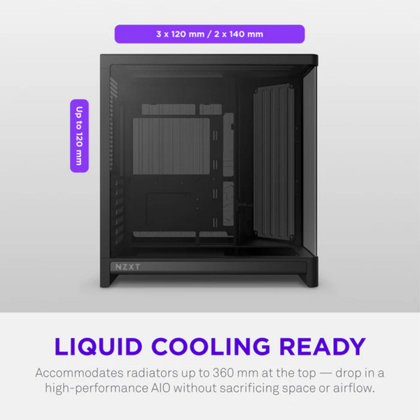 NZXT H6 RGB+ ( 2026 ) All Black, Tower-Gehäuse - Bild 7