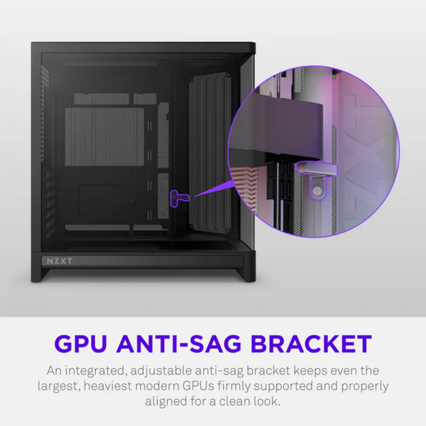 NZXT H6 RGB+ ( 2026 ) All Black, Tower-Gehäuse - Bild 8
