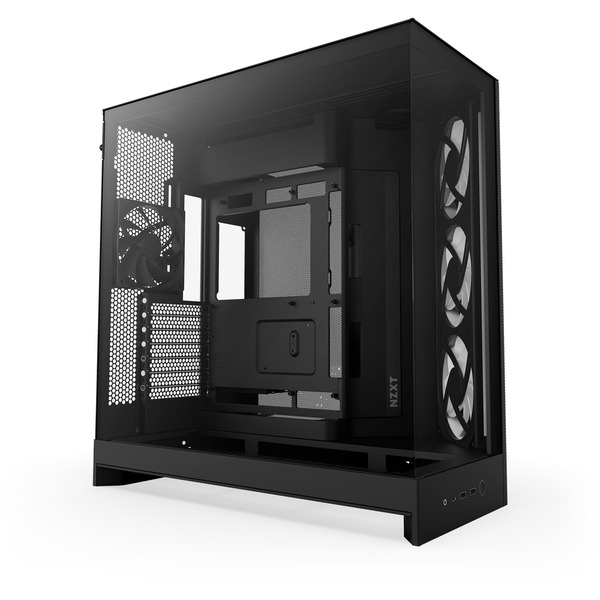NZXT H9 Flow RGB , Tower-Gehäuse (schwarz (matt), Tempered Glass x 2) - Bild 4