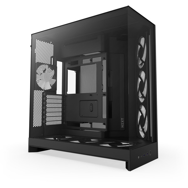 NZXT H9 Flow RGB+ , Tower-Gehäuse (schwarz (matt), Temperd Glass x 2) - Bild 4