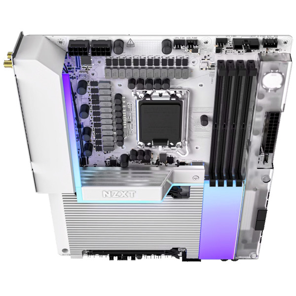 NZXT N9 Z890 White, Mainboard - Bild 4