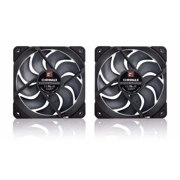 Noctua NF-A12x25 G2 PWM Sx2-PP chromax.black, Gehäuselüfter - Bild 2
