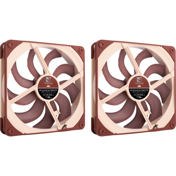 Noctua NF-A14x25 G2 PWM Sx2-PP, Gehäuselüfter - Bild 2