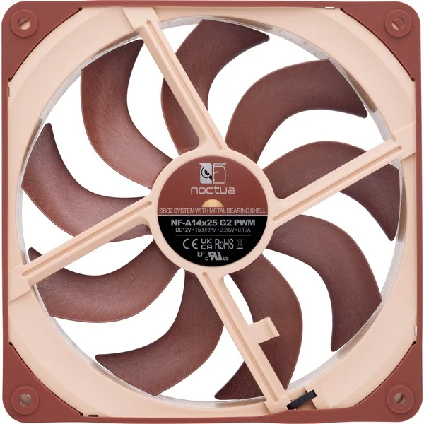 Noctua NF-A14x25 G2 PWM, Gehäuselüfter - Bild 3