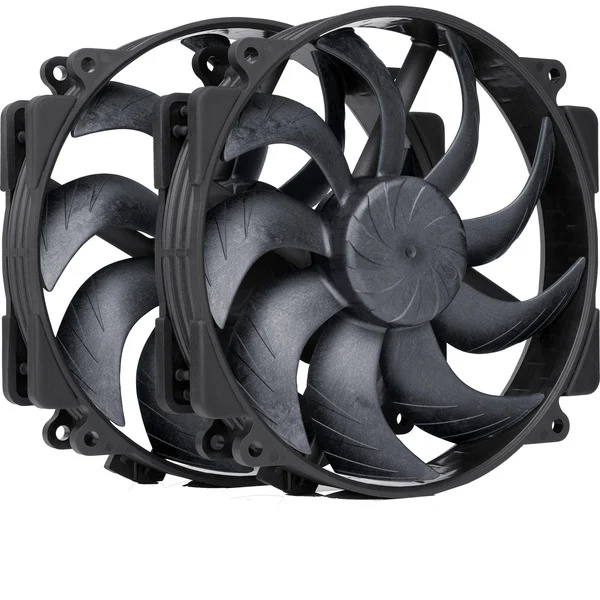 Noctua NF-A14x25r G2 PWM Sx2-PP chromax.black, Gehäuselüfter