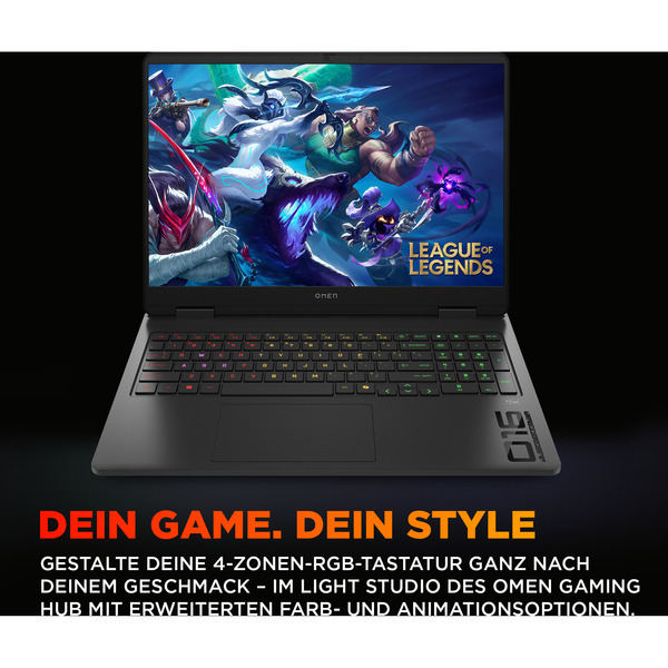 OMEN 16-ap0192ng, Gaming-Notebook (schwarz, AMD Ryzen 9 8940HX, NVIDIA GeForce RTX 5070, 16 GB DDR5, 1 TB (1 TB SSD), ohne Betriebssystem) - Bild 14