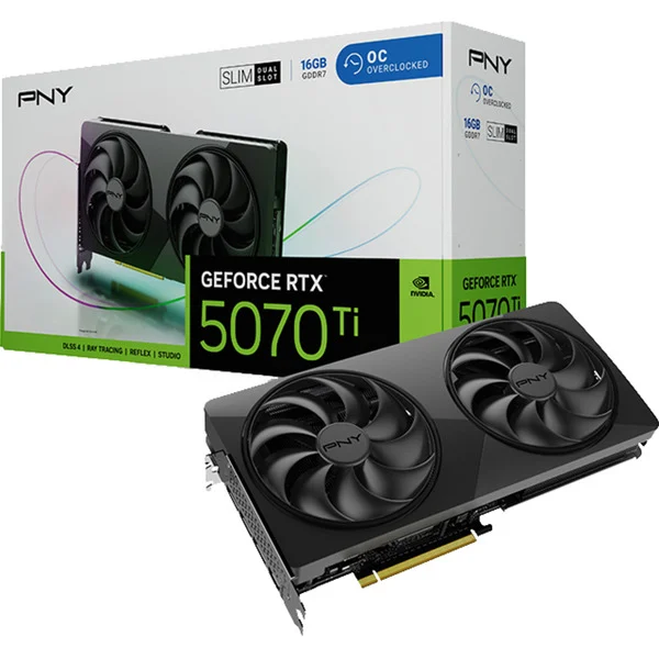 PNY GeForce RTX 5070 Ti Slim OC, Grafikkarte
