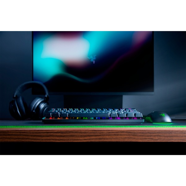 Razer Huntsman Mini, Gaming-Tastatur (schwarz, DE-Layout, Razer Clicky Optical (Purple)) - Bild 10