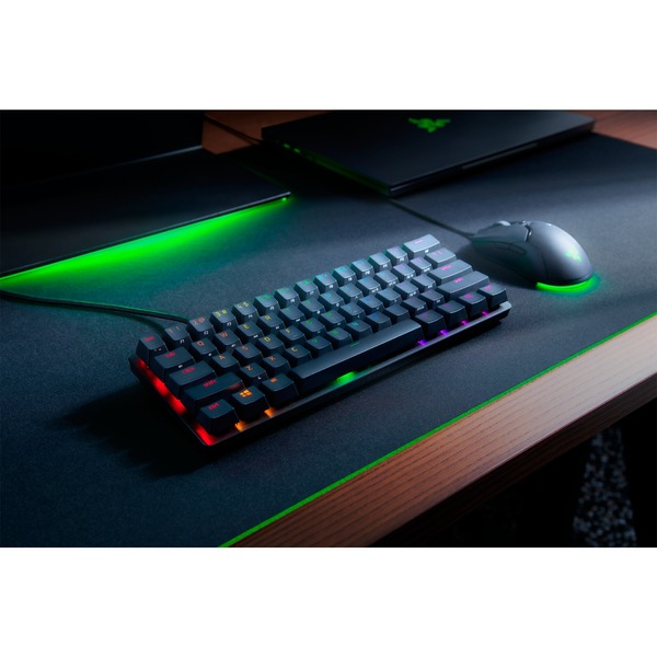 Razer Huntsman Mini, Gaming-Tastatur (schwarz, DE-Layout, Razer Clicky Optical (Purple)) - Bild 11