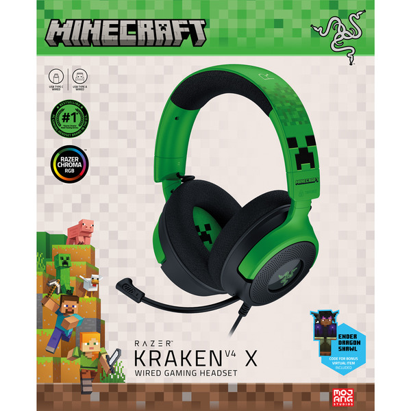 Razer Kraken V4 X - Minecraft Edition, Gaming-Headset - Bild 6