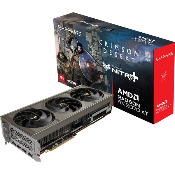 SAPPHIRE Radeon RX 9070 XT Nitro+ Crimson Desert Version, Grafikkarte
