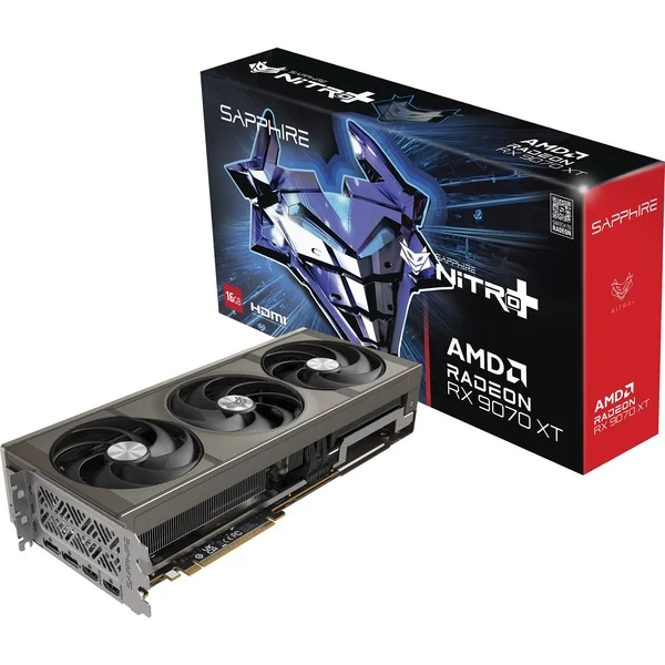 SAPPHIRE Radeon RX 9070 XT Nitro+ Gaming OC, Grafikkarte
