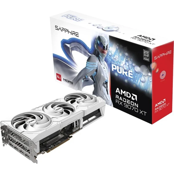 SAPPHIRE Radeon RX 9070 XT Pure, Grafikkarte