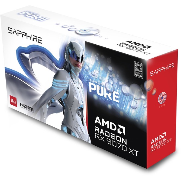 SAPPHIRE Radeon RX 9070 XT Pure, Grafikkarte - Bild 8