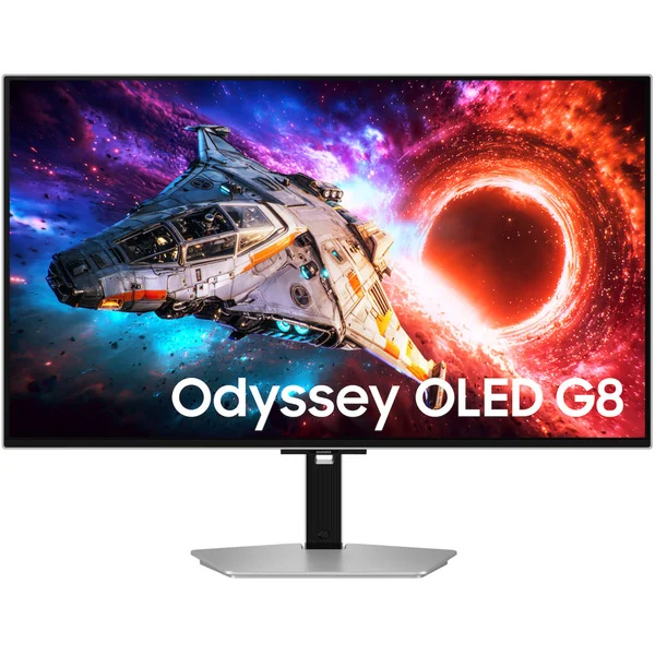 Samsung Odeyssey OLED G8 S32HG800SUX, Gaming-Monitor (80.3 cm (32 Zoll), silber, UltraHD/4K, DP, HDMI, USB-C, USB-Hub, 240Hz Panel) - Bild 2
