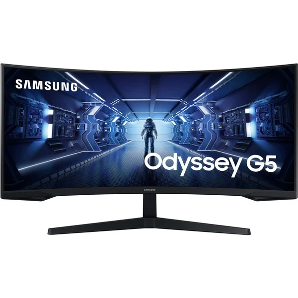 Samsung Odyssey G5 C34G55TWWP, Gaming-Monitor (86 cm (34 Zoll), schwarz, UWQHD, VA, AMD Free-Sync, Curved, 165Hz Panel) - Bild 2