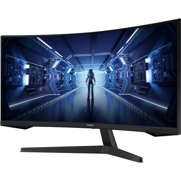 Samsung Odyssey G5 C34G55TWWP, Gaming-Monitor (86 cm (34 Zoll), schwarz, UWQHD, VA, AMD Free-Sync, Curved, 165Hz Panel)