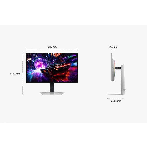 Samsung Odyssey S27FG814SU OLED (G81SF), Gaming-Monitor (68 cm (27 Zoll), silber, UltraHD/4K, FreeSync Premium Pro, USB-Hub, 240Hz Panel) - Bild 17