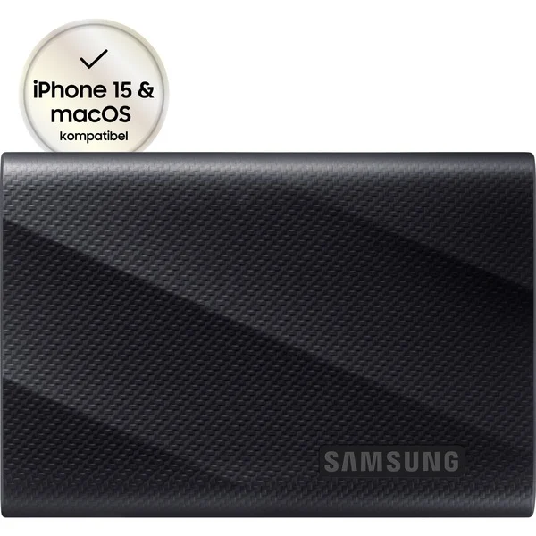 Samsung Portable SSD T9 1 TB, Externe SSD (schwarz, USB 3.2 Gen 2x2 (20Gbps))