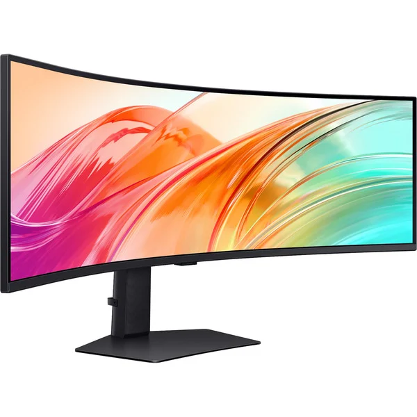 Samsung ViewFinity S49F950UAU, LED-Monitor (124 cm (49 Zoll), schwarz, DQHD, VA, Curved, HDR, KVM, USB-Hub, USB-C, 120Hz Panel)