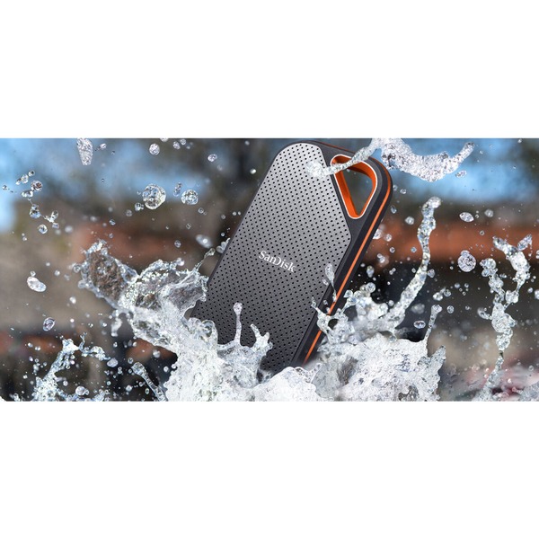 SanDisk Extreme PRO Portable SSD V2 2 TB, Externe SSD (schwarz/orange, USB-C 3.2 Gen 2x2 (20 Gbit/s)) - Bild 4