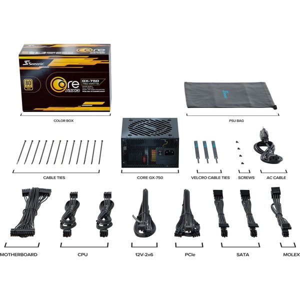 Seasonic CORE GX-750-V2 750W, PC-Netzteil - Bild 9