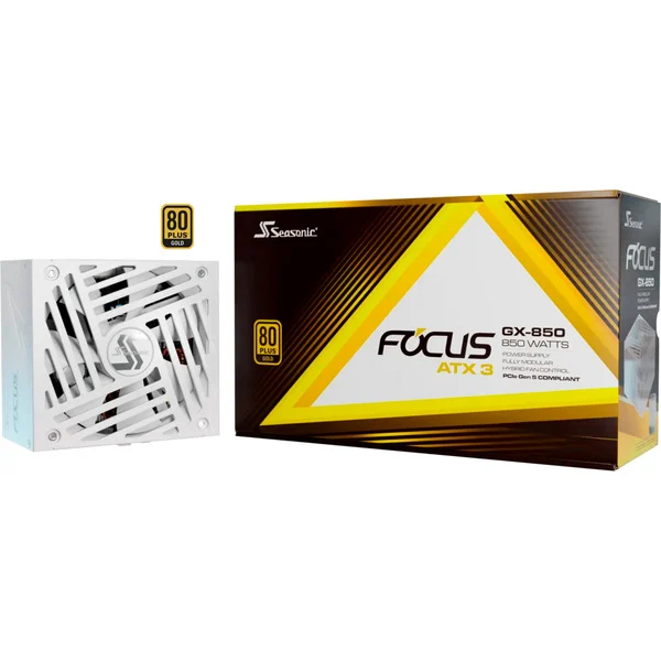 Seasonic FOCUS GX-850-V4 850W ATX3.1 White Edition, PC-Netzteil