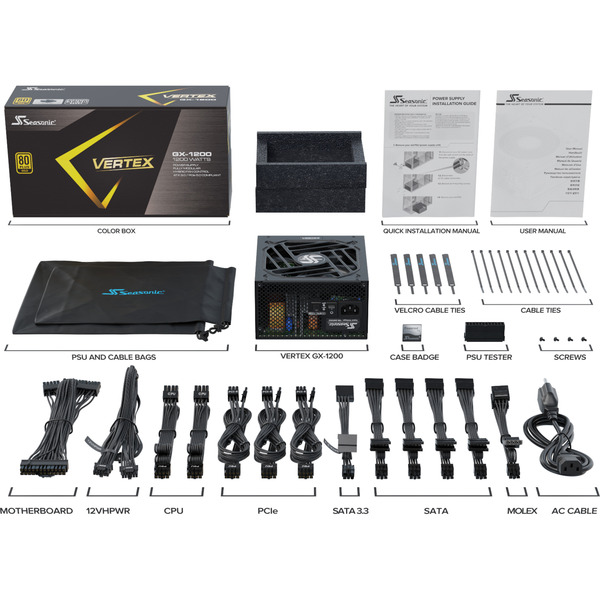 Seasonic VERTEX GX-1200 1200W, PC-Netzteil - Bild 7