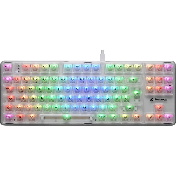 Sharkoon Crystal Shark, Gaming-Tastatur - Bild 2