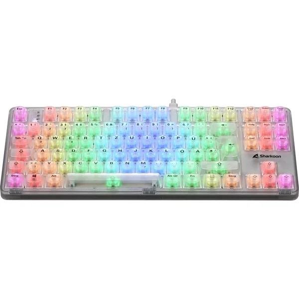 Sharkoon Crystal Shark, Gaming-Tastatur - Bild 3