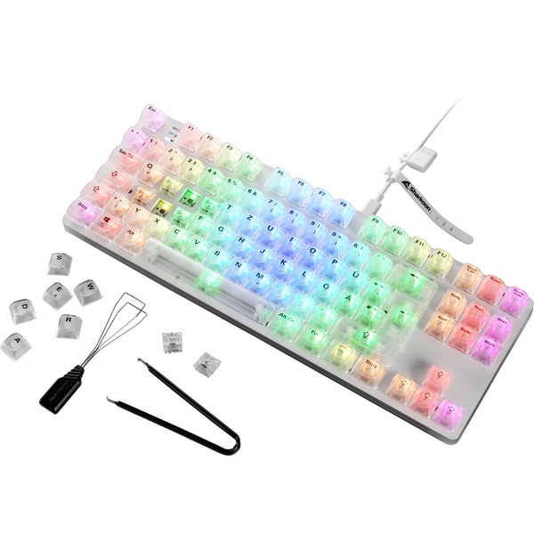 Sharkoon Crystal Shark, Gaming-Tastatur - Bild 10